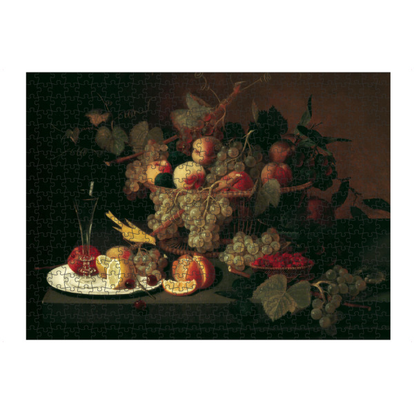 Puzzle Ravensburger "Obst, Kelch und Kanarienvogel" artboxONE - Natur,Floral