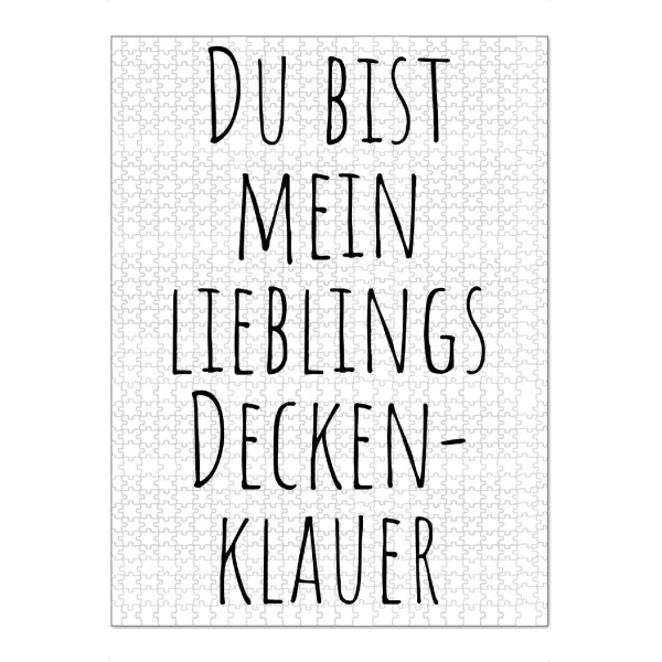 Puzzle Ravensburger "Lieblings Deckenklauer" artboxONE - Typografie,Menschen,Liebe,Für Papa,Lustig