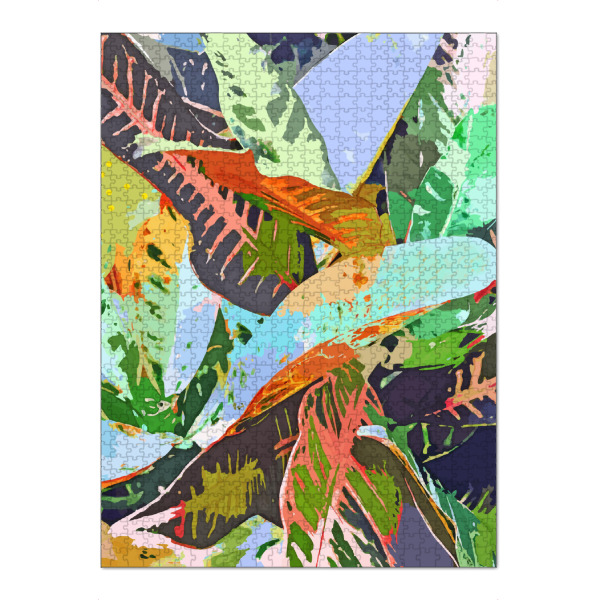 Puzzle Ravensburger "Dschungelpflanzen" artboxONE - Natur,Floral,Abstrakt