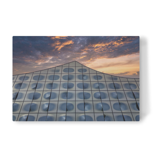 Leinwandbild "Window Wavepeak in Sundown Sky" artboxONE - Städte,Städte / Hamburg,Reise,Architektur,Reise / Länder