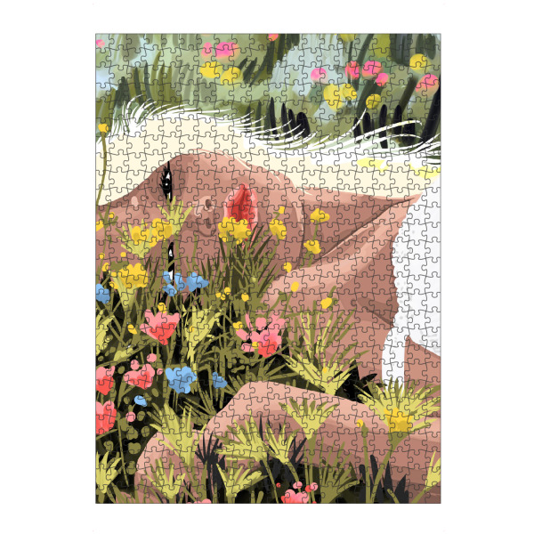 Puzzle Ravensburger "Sonntags auf der Wiese" artboxONE - Floral,Menschen