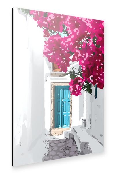 Alu-Dibond "Griechisches Versteck" 30x20 cm artboxONE