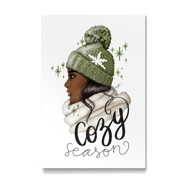 Galerie-Print "Weihnachts-Afro-Mädchen" 30x20 cm artboxONE