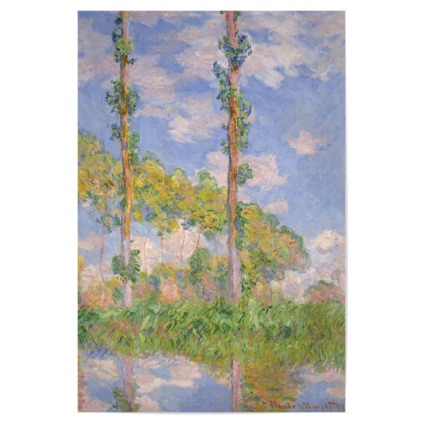 Poster 30x20 cm "Pappeln auf der Sonne" artboxONE - Natur - Claude monet,Pappeln auf der sonne,Kunst,Malerei,Gemälde,Bäume,Natur,Himmel,Wolken