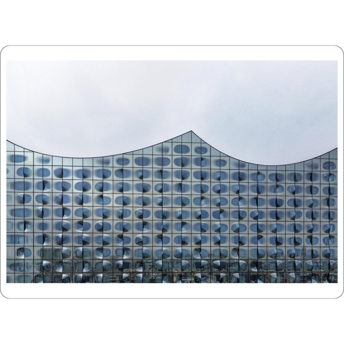 Tischset "Window Doublewave" artboxONE - Städte,Städte / Hamburg,Reise,Architektur,Reise / Länder