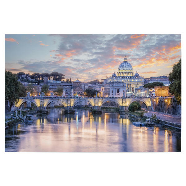 Poster 30x20 cm "Sonnenuntergang in Rom" artboxONE - Städte,Reise,Architektur,Reise / Länder,Städte / Rom