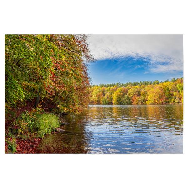 Poster 30x20 cm "Schmaler Luzin im Herbst" artboxONE - Natur,Reise