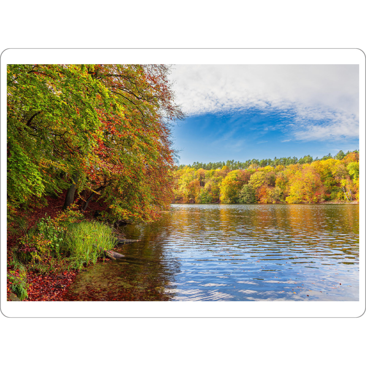 Tischset "Schmaler Luzin im Herbst" artboxONE - Natur,Reise