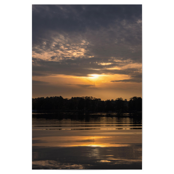 Poster 30x20 cm "Sonnenuntergang am See" artboxONE - Natur,Reise