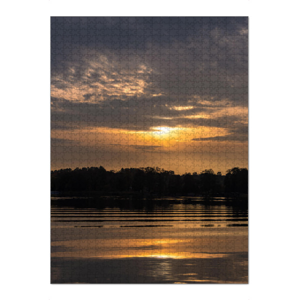 Puzzle Ravensburger "Sonnenuntergang am See" artboxONE - Natur,Reise