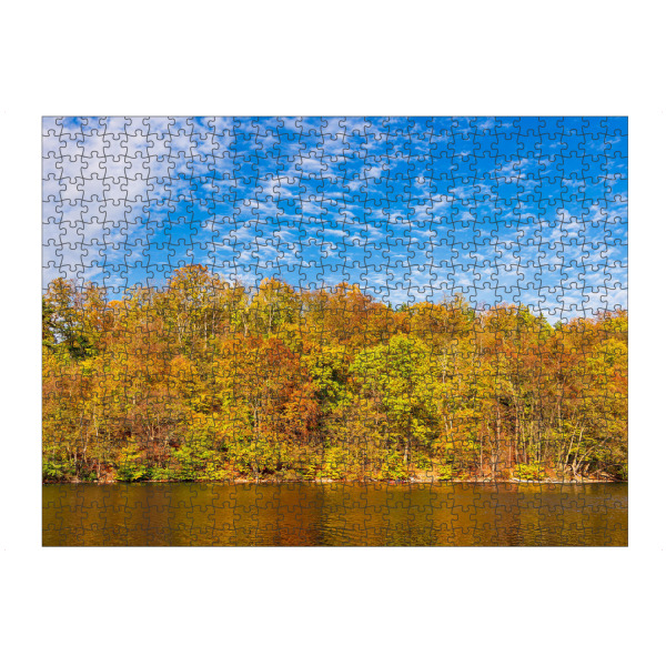 Puzzle Ravensburger "See und Wald im Herbst" artboxONE - Natur,Reise