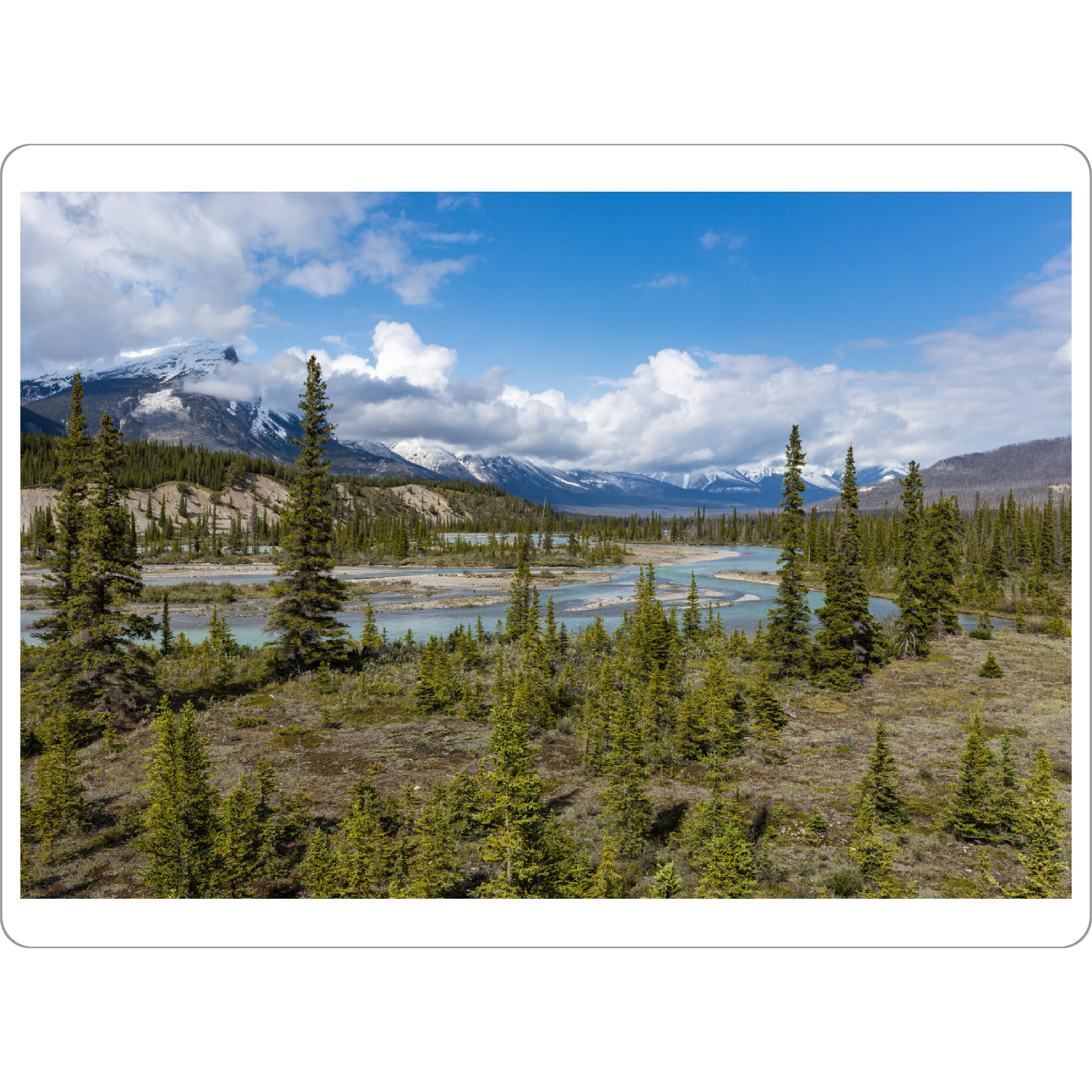 Tischset "Saskatchewan River Crossing" artboxONE - Natur