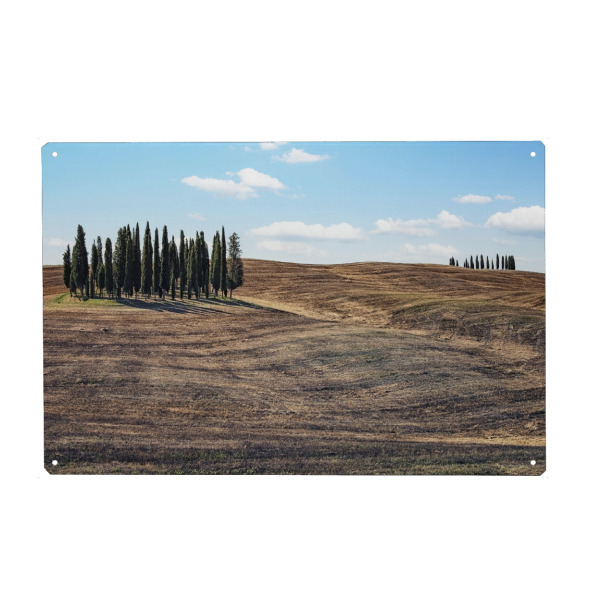 Holzbild "Landschaft in der Toskana" artboxONE - Natur,Reise,Reise / Länder