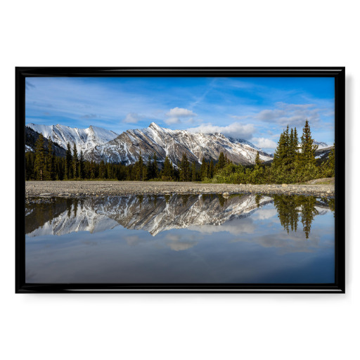 Reflection of the Rocky Mountains