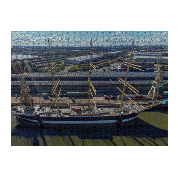 artboxONE Puzzle "Museumsschiff "Peking" -Pano high" artboxONE - Städte,Städte / Hamburg,Reise,Architektur,Reise / Länder