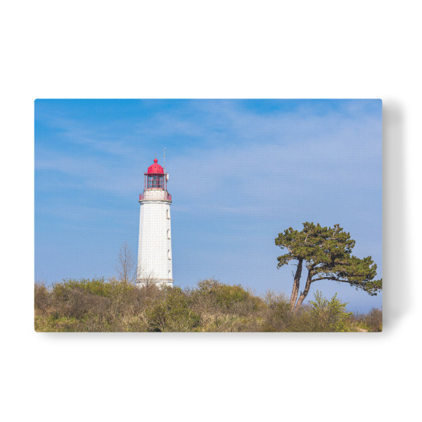 Leinwandbild "Leuchtturm, Windflüchter" artboxONE - Natur,Reise,Architektur