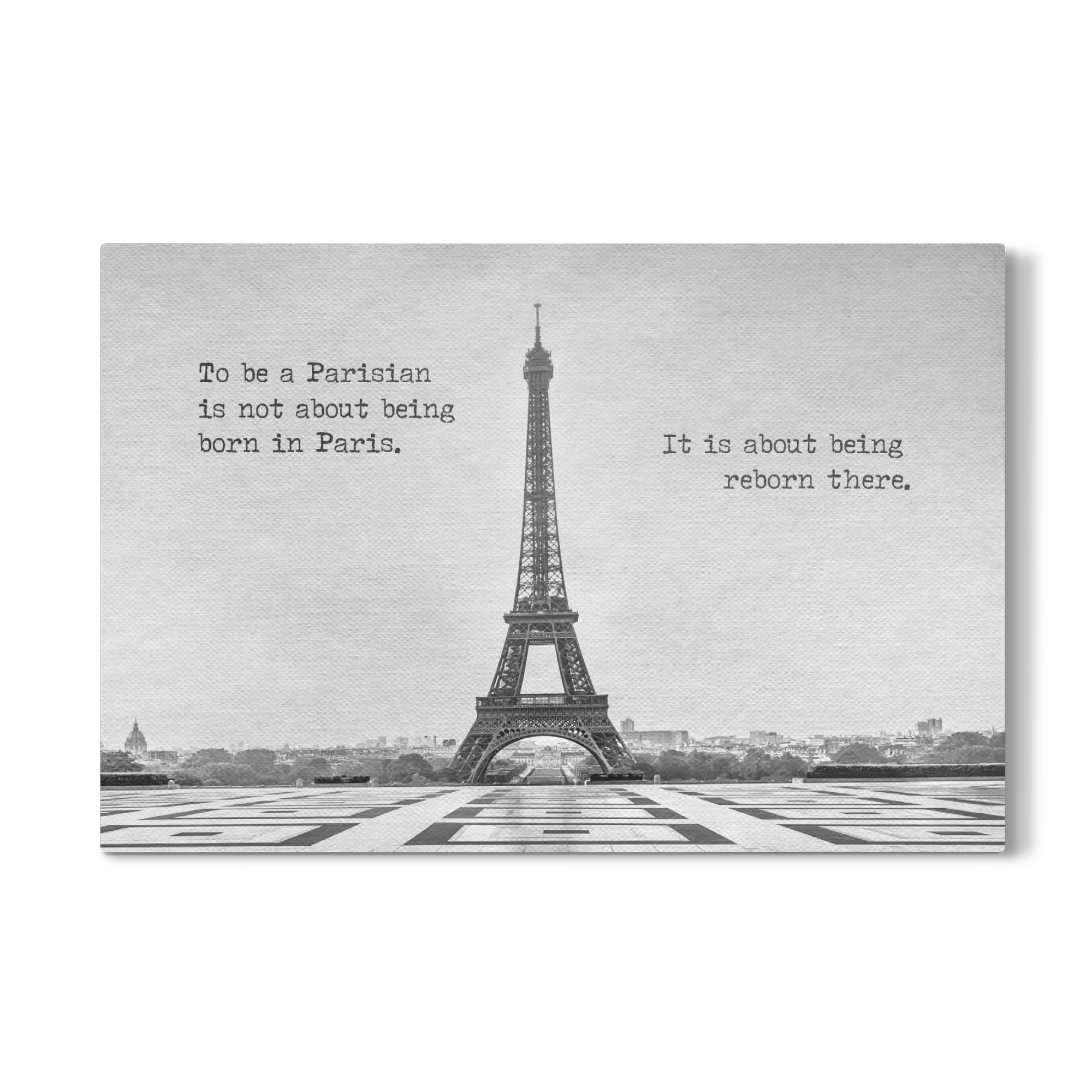 Galerie-Print "In Paris wiedergeboren" 75x50 cm artboxONE