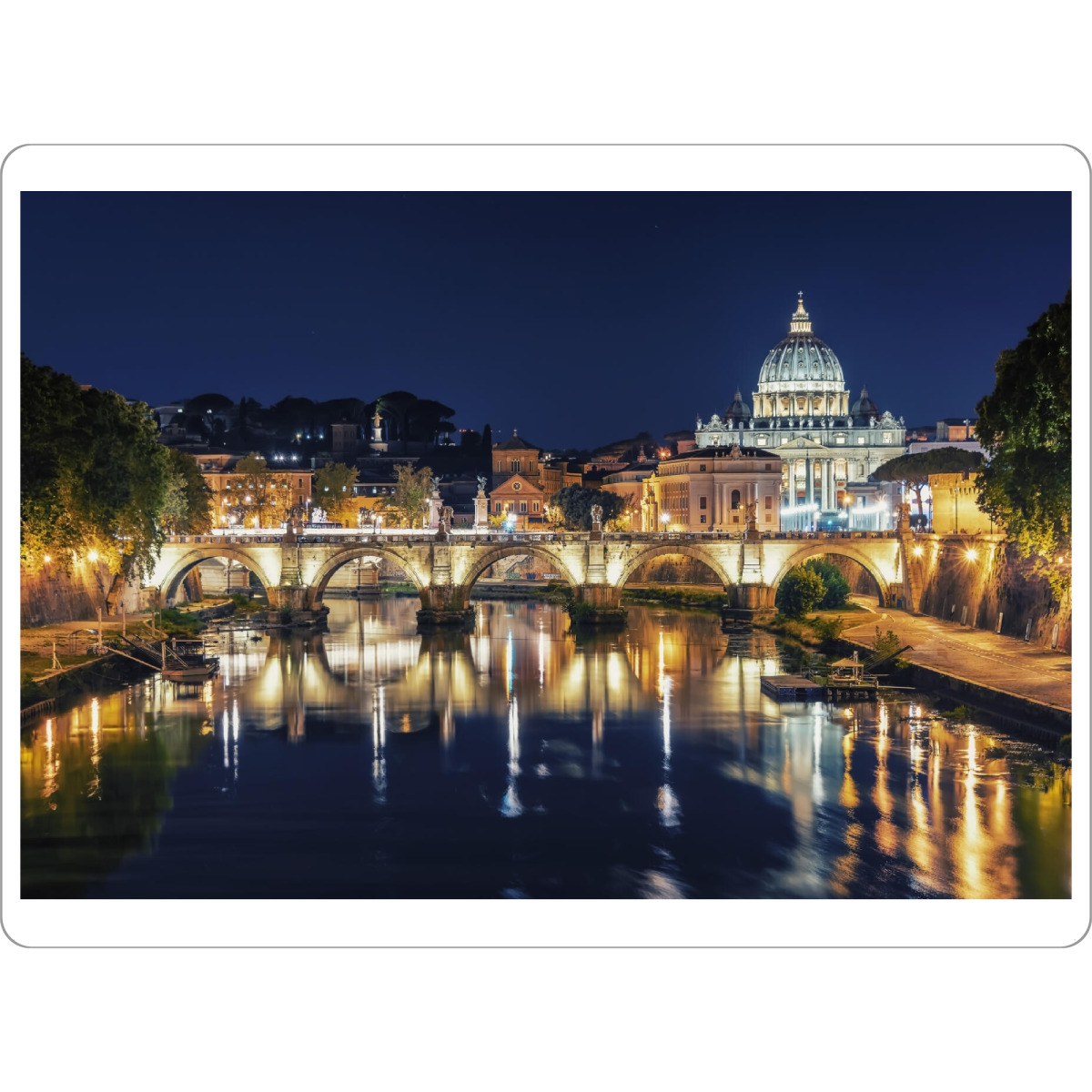 Tischset "Nacht in Rom" artboxONE - Städte,Reise,Architektur,Reise / Länder,Städte / Rom