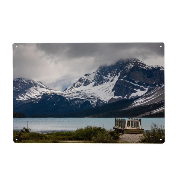 Holzbild "Der Lake Bow in Kanada" artboxONE - Natur,Reise