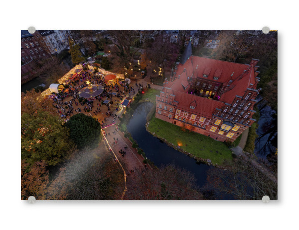Acrylglasbild "Hamburg-Bergedorf Weihnachtsmarkt" artboxONE - Städte,Städte / Hamburg,Reise,Architektur,Reise / Länder