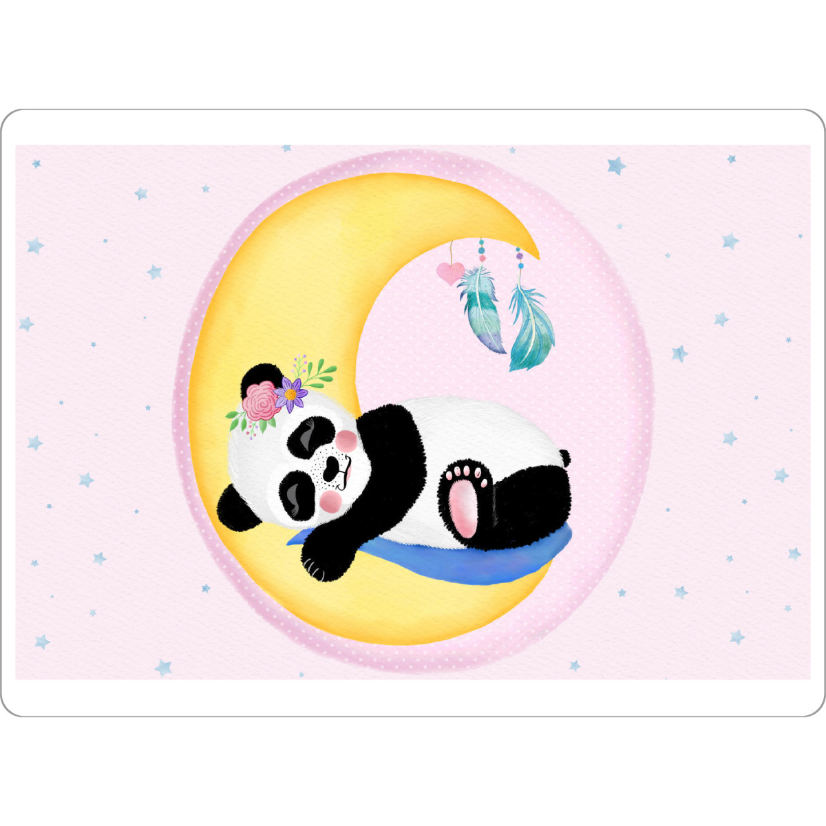 Tischset "Panda-Babygirl" artboxONE - Für Kinder,Tiere,Liebe