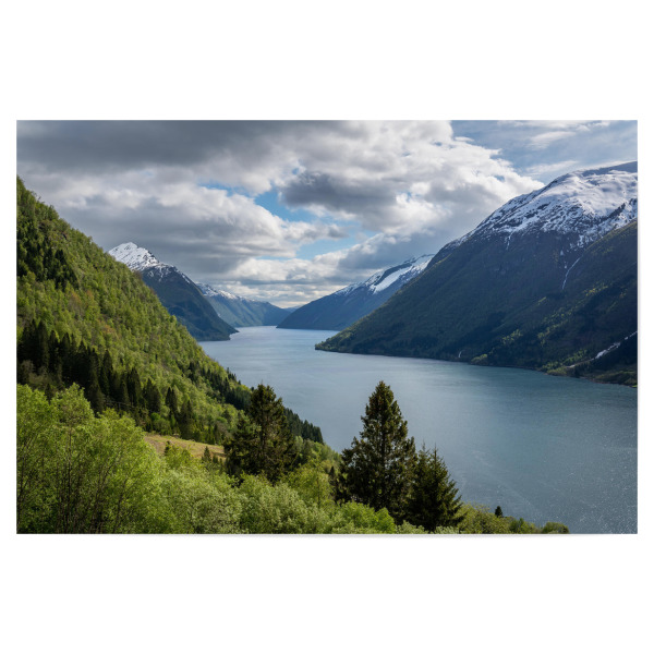 Poster 30x20 cm "Fjordlicht" artboxONE - Natur,Reise / Strand und Meer,Reise / Länder