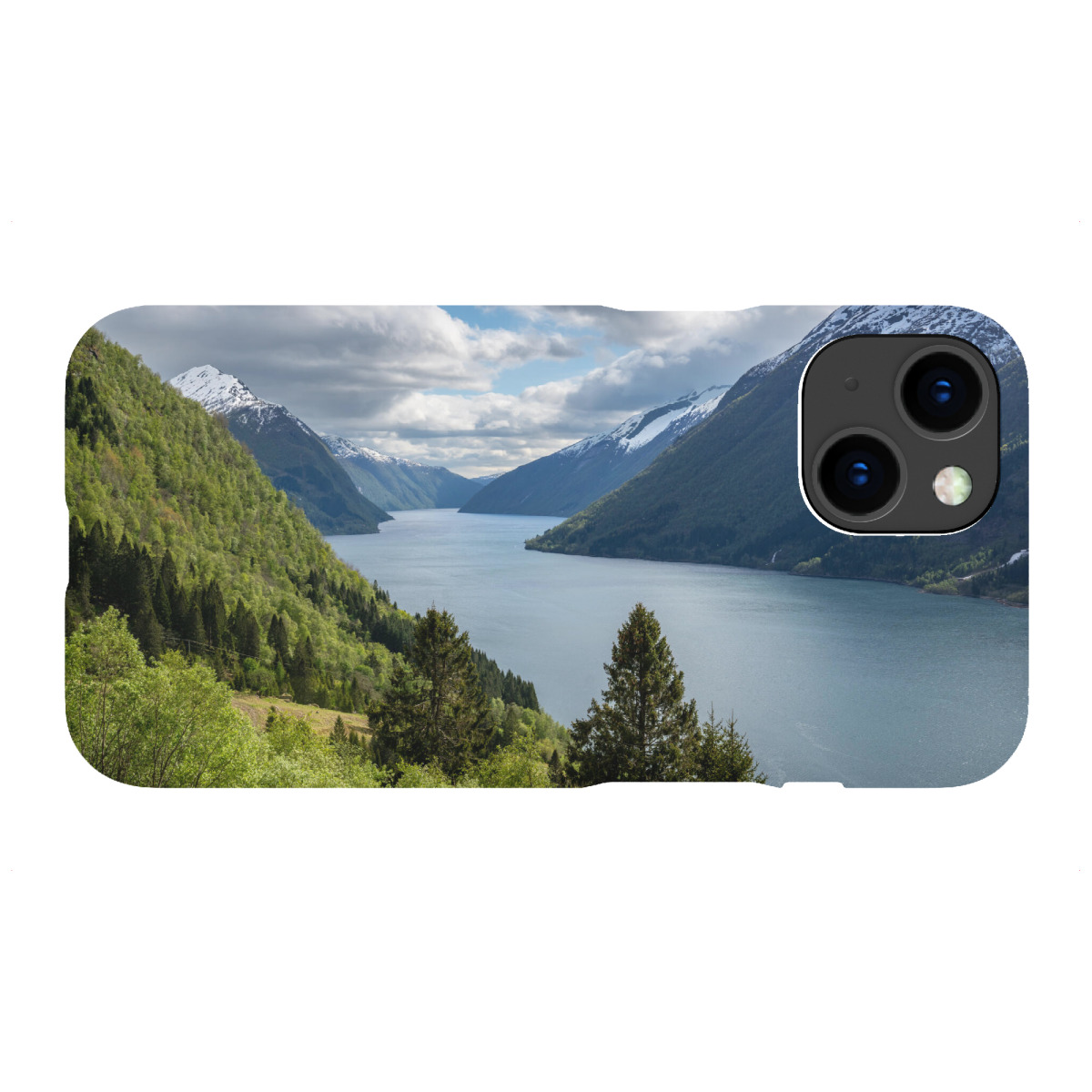 iPhone "Fjordlicht" Premium-Case Handyhülle artboxONE