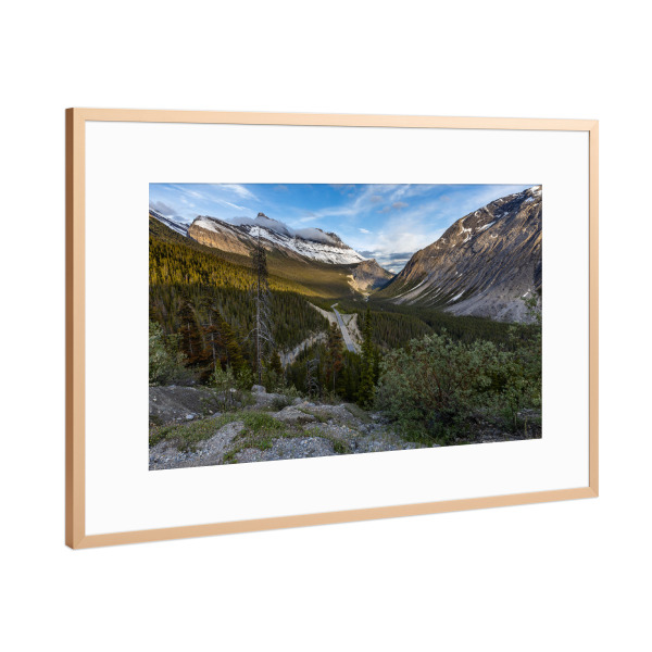 Poster mit Rahmen Kupfer "Kanadas Rocky Mountains" artboxONE - Natur,Reise
