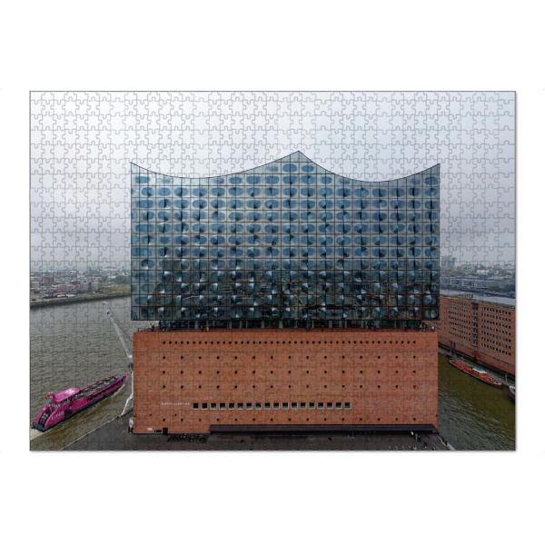 Puzzle Ravensburger "Elbphilharmonie Hamburg - Ostwand" artboxONE - Städte,Städte / Hamburg,Reise,Architektur,Reise / Länder