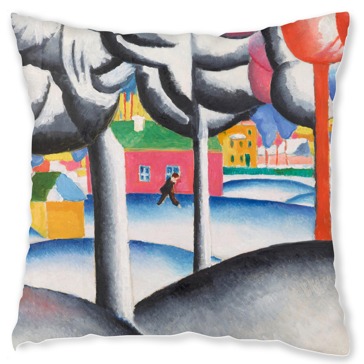 Design-Kissen "Winter in der Stadt" artboxONE - Stߤdte,Reise,Reise / Lߤnder