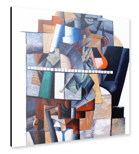 Alu-Dibond "Porträt von Michail Matjuschin" 30x30 cm artboxONE