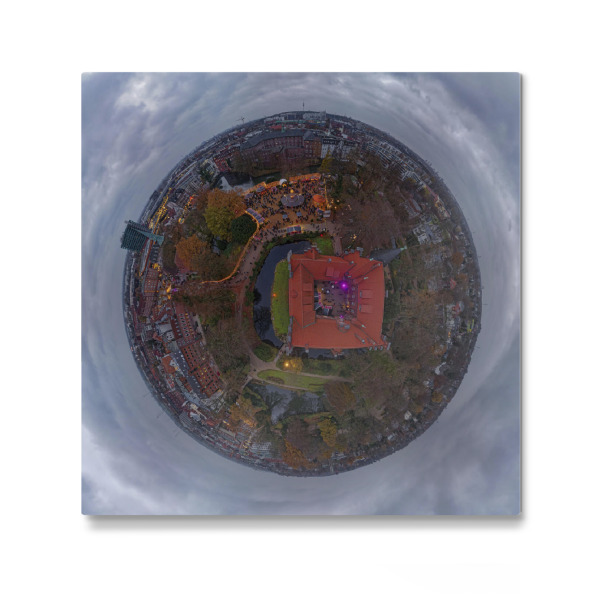 Galerie-Print "Bergedorfer Weihnachtsmarkt" 30x30 cm artboxONE