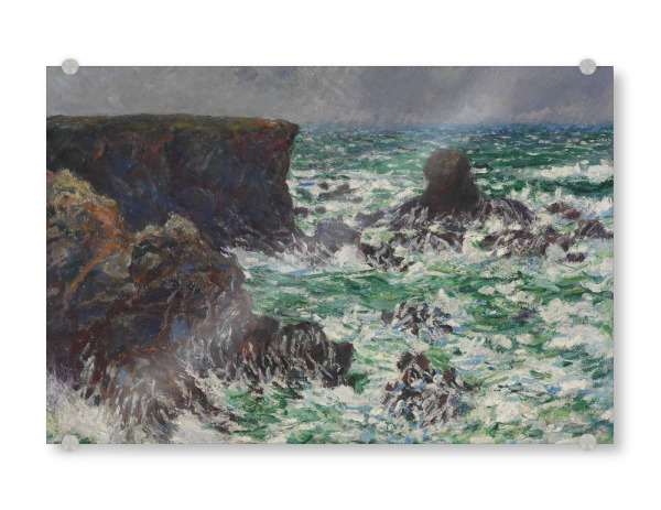 Acrylglasbild "Claude Monet - Löwenfelsen" artboxONE - Natur,Reise,Reise / Strand und Meer