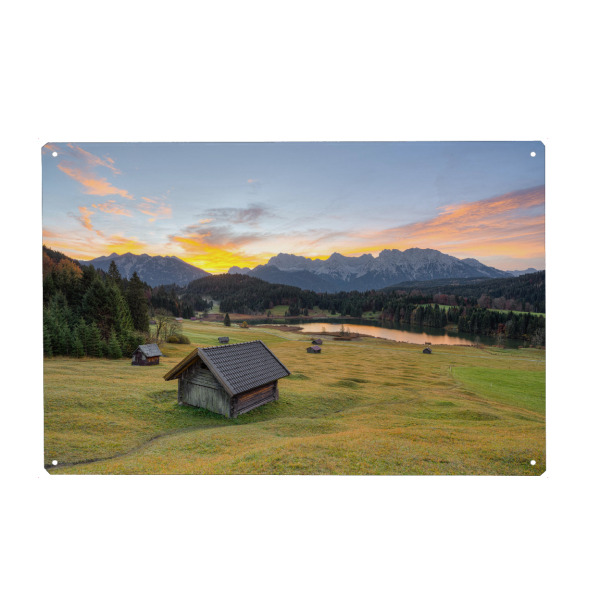 Holzbild "Geroldsee in Bayern" artboxONE - Natur,Reise,Reise / Länder