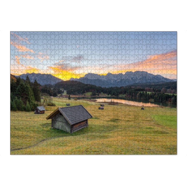 Puzzle Ravensburger "Geroldsee in Bayern" artboxONE - Natur,Reise,Reise / Länder