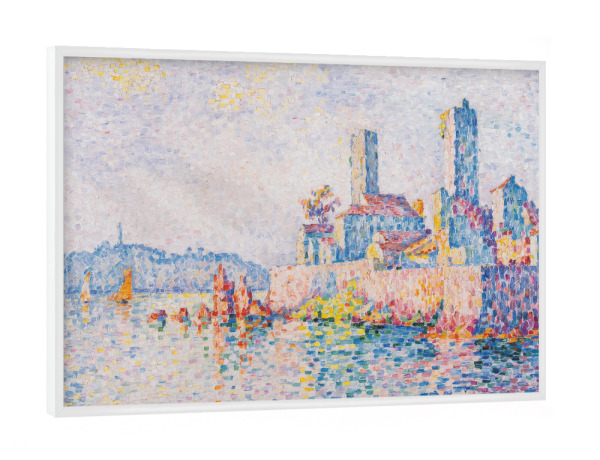 Poster mit weißem Rahmen "Antibes, Die Türme" artboxONE - Städte,Reise,Reise / Strand und Meer,Reise / Länder,Städte / Weitere