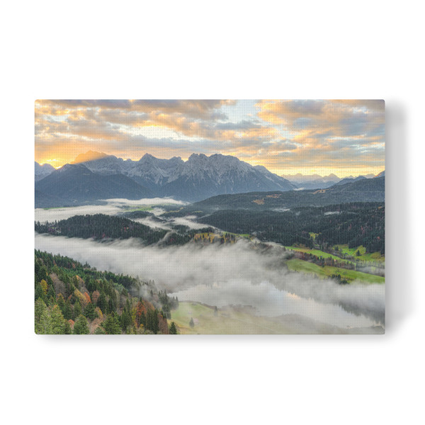 Leinwandbild "Blick ins Karwendelgebirge" artboxONE - Natur,Reise,Reise / Länder