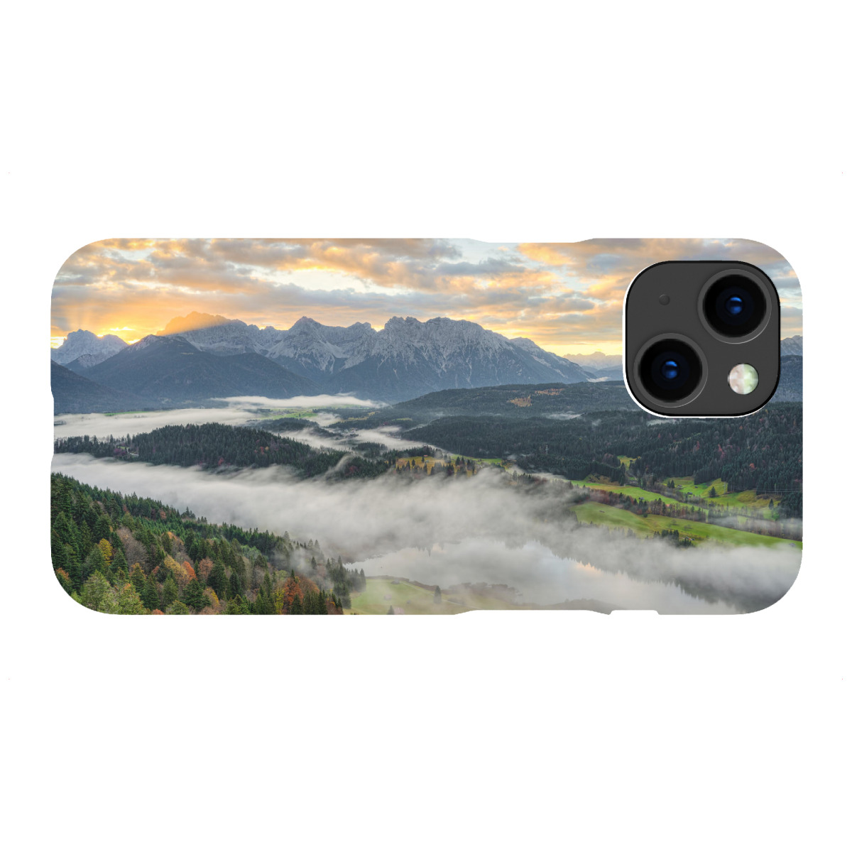 "Blick ins Karwendelgebirge"für iPhone - Premium-Case Handyhülle artboxONE