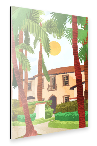 Alu-Dibond "LA-Kunstdrucke" 30x20 cm artboxONE