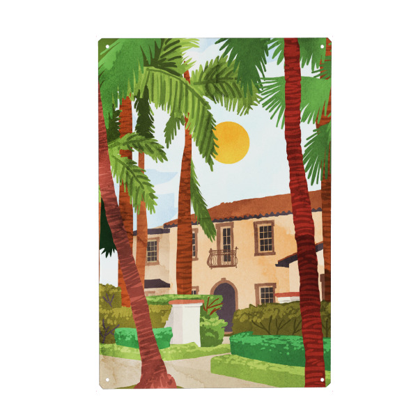 Holzbild "LA-Kunstdrucke" artboxONE - Architektur