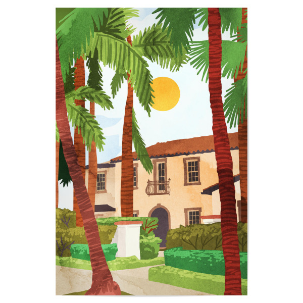 Poster 30x20 cm "LA-Kunstdrucke" artboxONE - Architektur