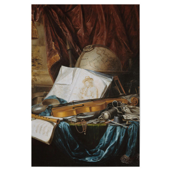 Poster 30x20 cm "Stillleben mit Musikinstrumenten" artboxONE - Menschen,Musik