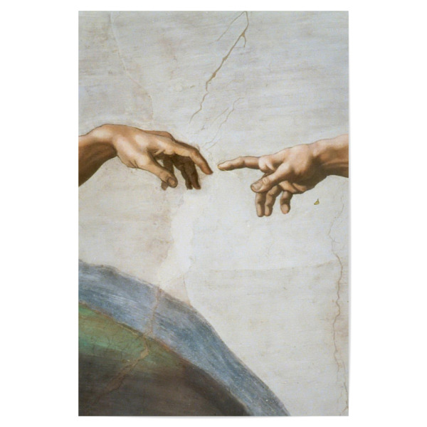 Poster 30x20 cm "Michelangelo Erschaffung von Adam" artboxONE - Menschen,Männer