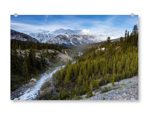 Acrylglasbild "Der Icefield Parkway in Kanada" artboxONE - Natur,Reise