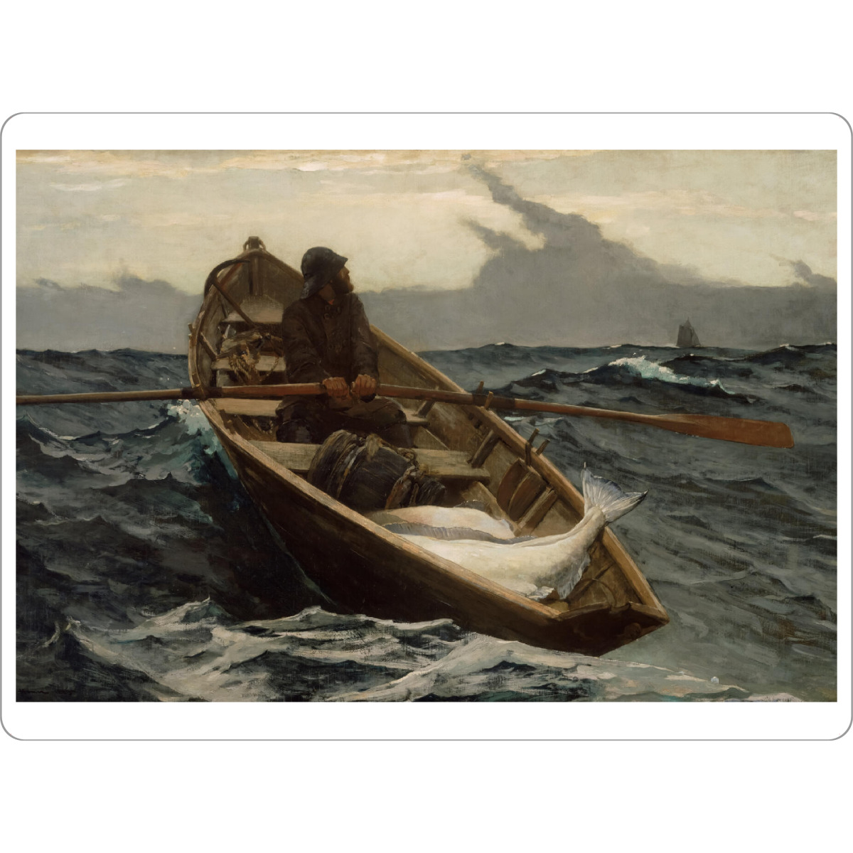 Tischset "Die Nebelwarnung" artboxONE - Natur,Reise / Strand und Meer