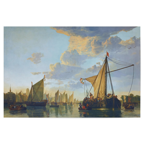 Poster "Die Maas bei Dordrecht" artboxONE - Reise,Reise / Länder,Städte / Amsterdam,Für Papa