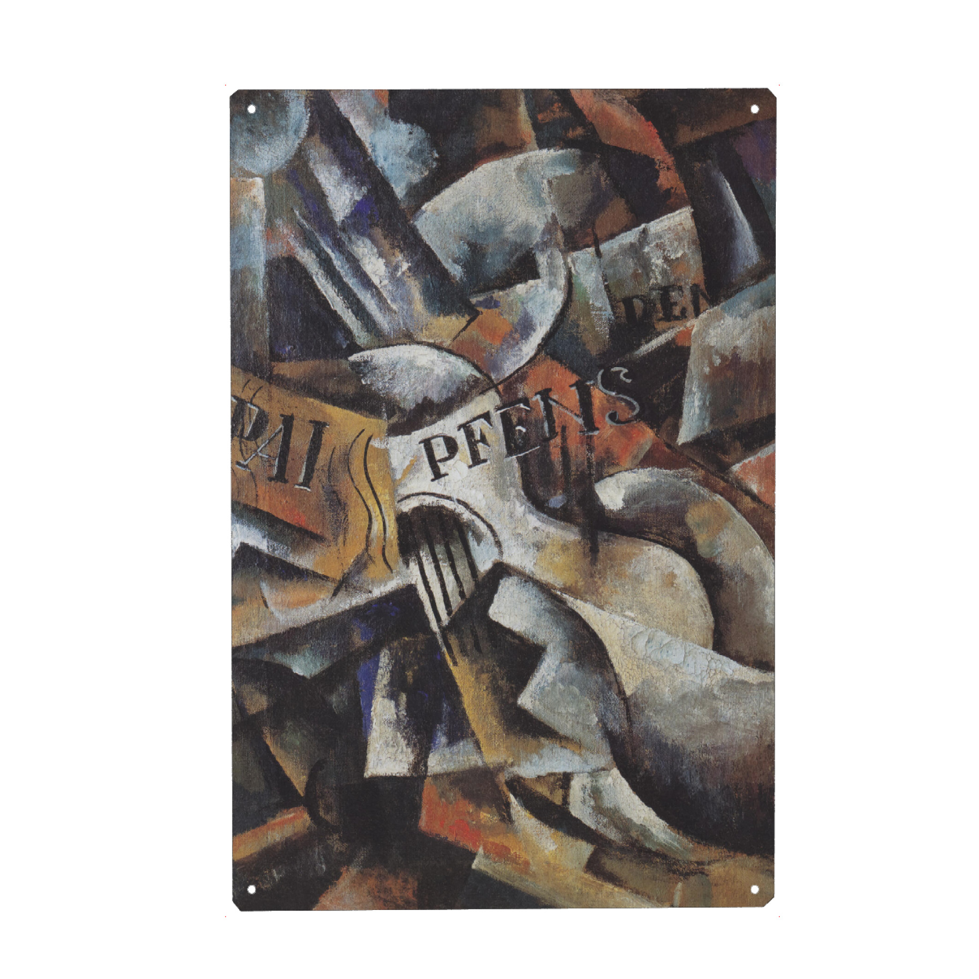 Holzbild "Stillleben mit Gitarre" artboxONE - Abstrakt,Geometrie