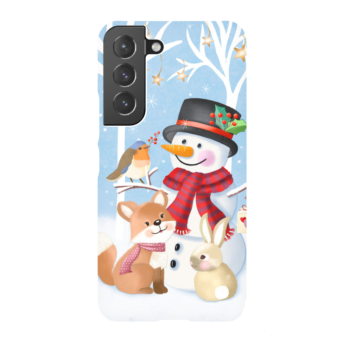 "Schneemann, Fuchs und Hase"für Samsung Galaxy - Premium-Case Handyhülle artboxONE