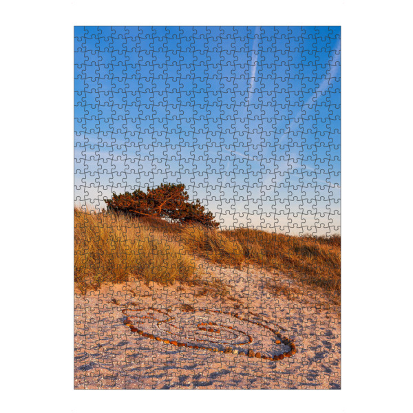 artboxONE Puzzle "Strand, Steinkreis, Düne" artboxONE - Natur,Reise,Reise / Strand und Meer