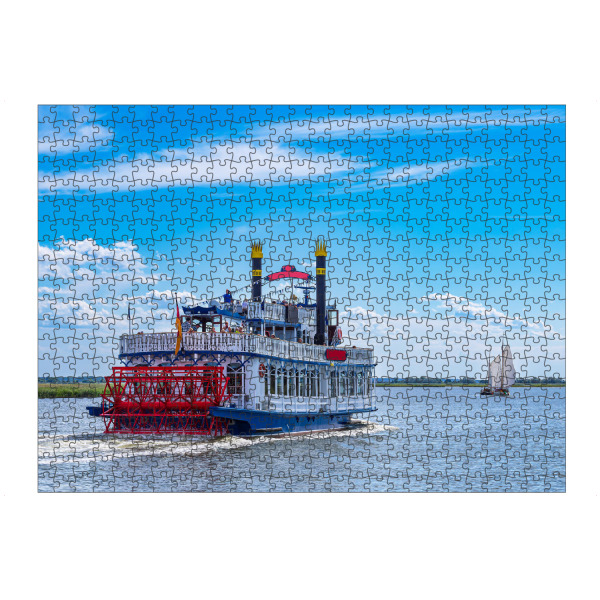 Puzzle Ravensburger "Schaufelraddampfer" artboxONE - Natur,Reise